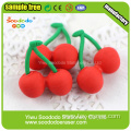 Attractive Cherry Shaped Eraser Fruit Series Erasers